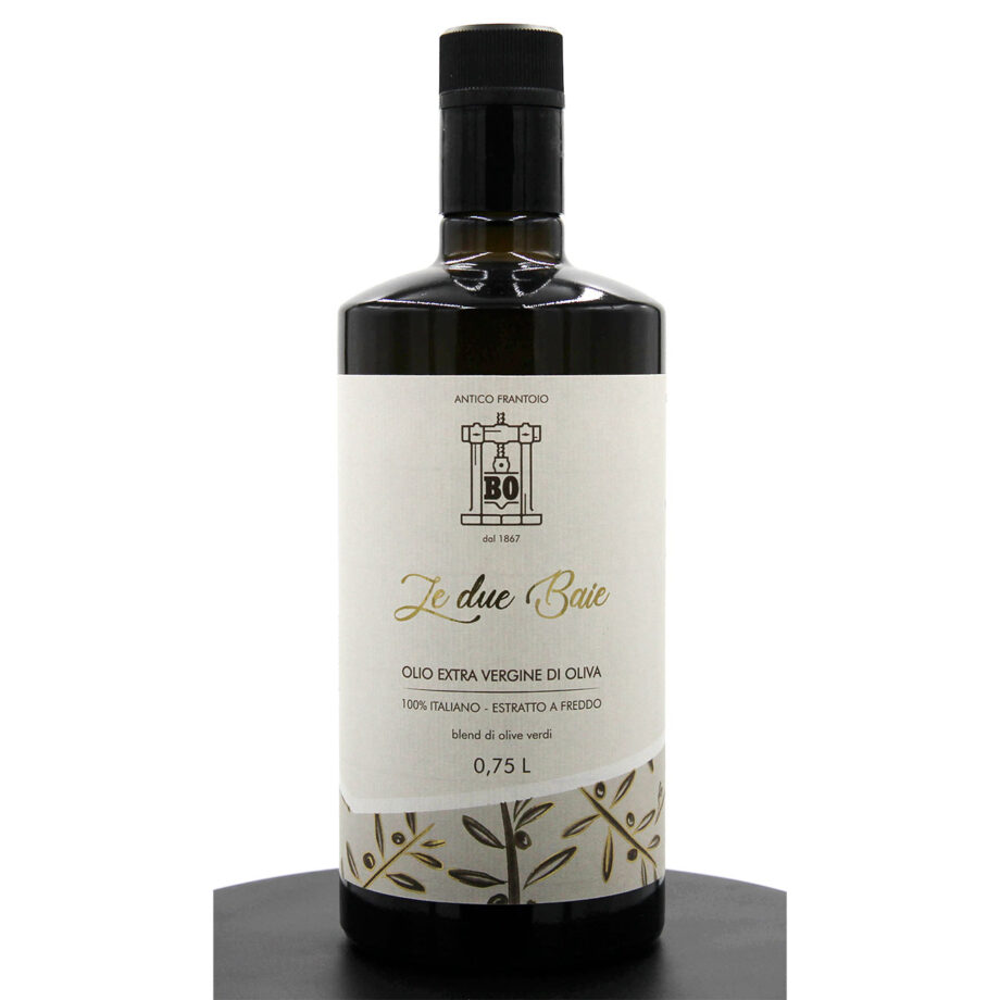 olio extravergine di oliva "Le due baie" - formato 0,75lt
