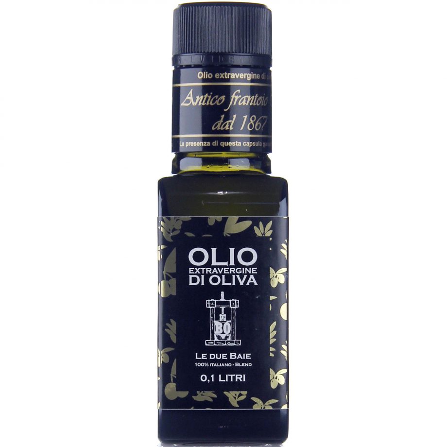 olio extravergine di oliva "Le due baie" - formato 0,1Lt